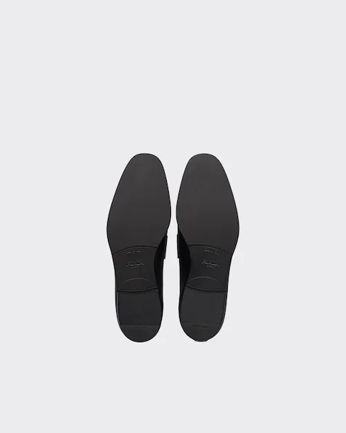  Giày Nam Prada Saffiano Leather Loafers 'Black' 