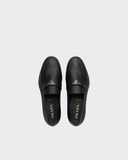  Giày Nam Prada Saffiano Leather Loafers 'Black' 