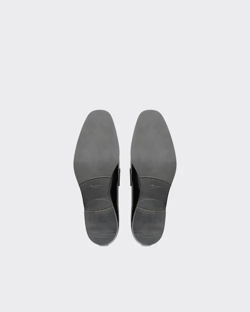  Giày Nam Prada Unlined Brushed Leather Loafers 'Black' 