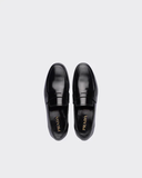  Giày Nam Prada Unlined Brushed Leather Loafers 'Black' 