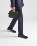  Giày Nam Prada Brushed Leather Loafers 'Black' 