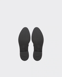  Giày Nam Prada Chocolate Sharp Brushed Leather Pointed Loafers 'Black' 