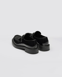  Giày Nữ Prada Brushed Leather Loafers 'Chocolate' 