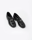  Giày Prada Nữ Brushed Leather Mules Black 
