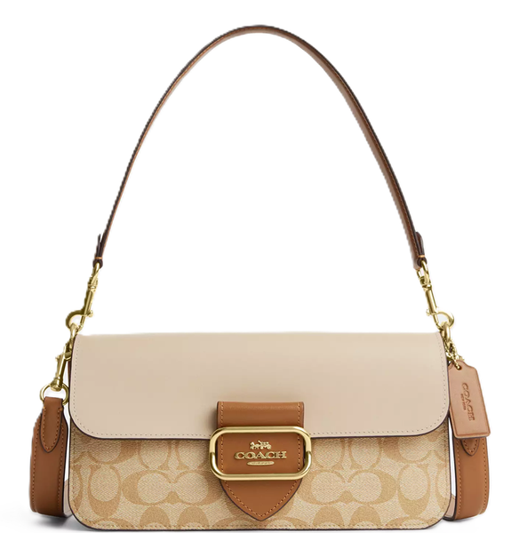  Túi Nữ Coach Morgan Blocked Signature Canvas 'Beige' 