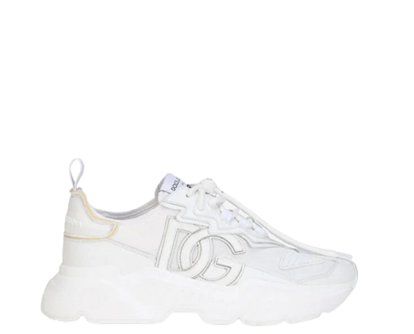  Giày Nam Dolce & Gabbana Mixed Materials Daymaster White 