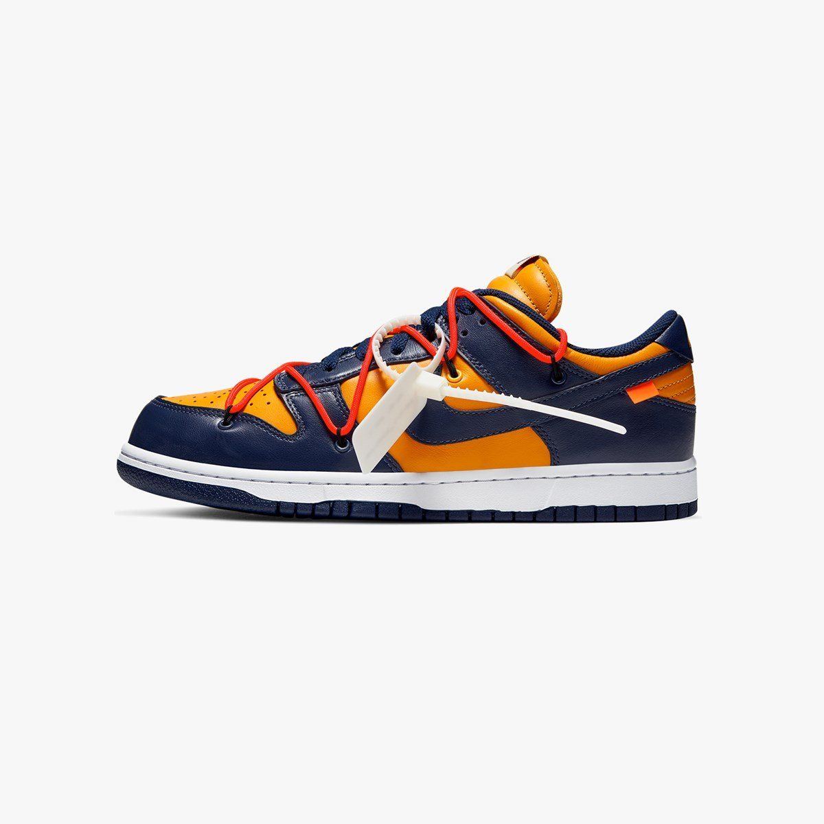  Giày Nike Dunk Low Off-White University 'Gold Midnight Navy' 
