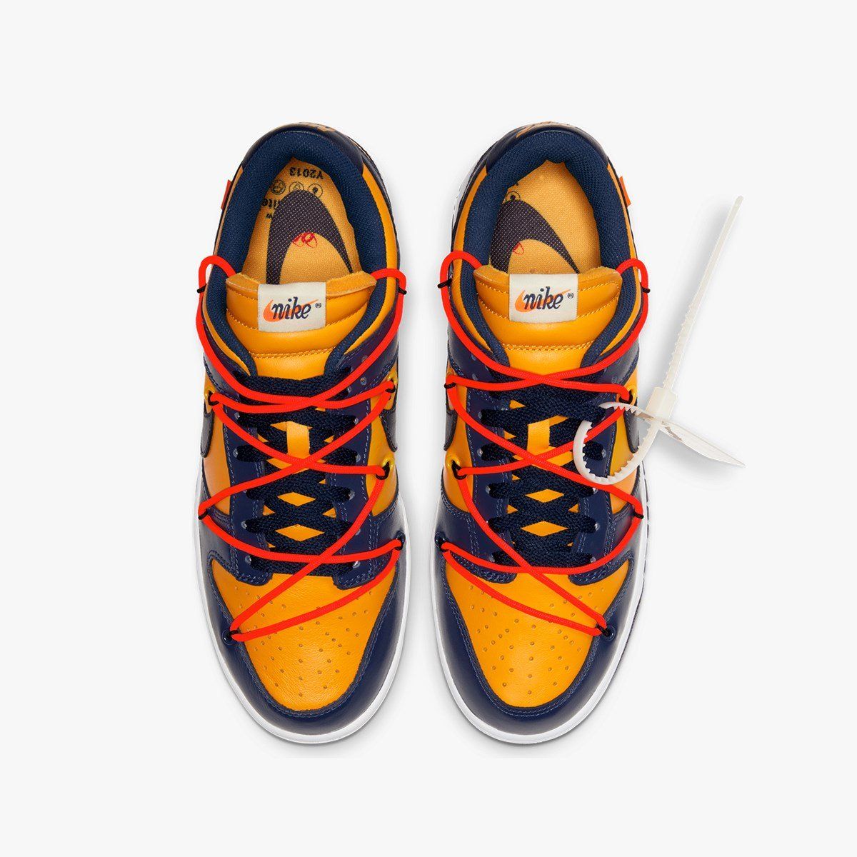  Giày Nike Dunk Low Off-White University 'Gold Midnight Navy' 