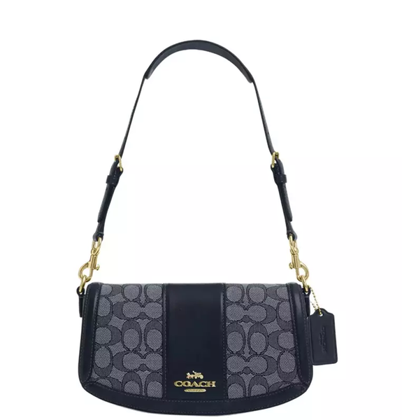  Túi Nữ Coach Shoulder Tote 'Dark Blue' 