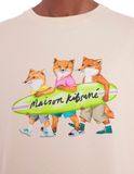  Áo Maison Kitsune Surfing Foxes Comfort 'Beige' 