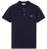  Áo Maison Kitsune Tricolor Fox Patch Polo 'Black' 