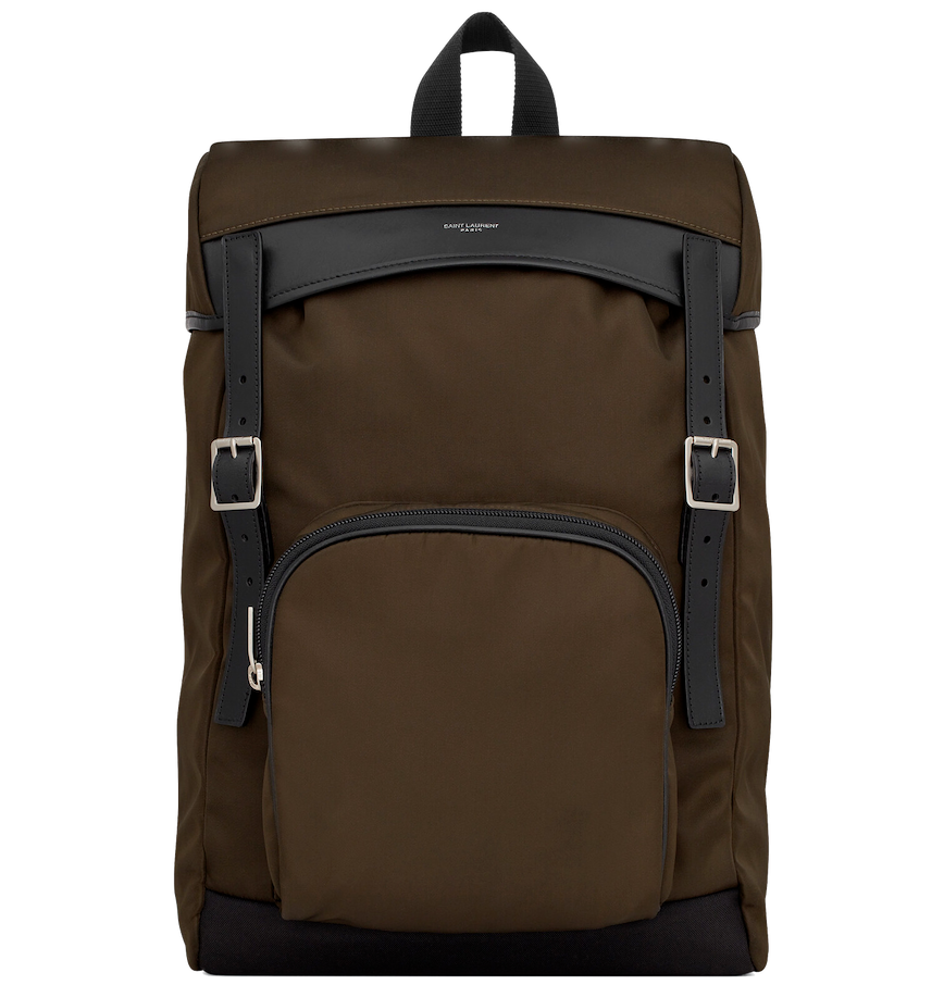 Balo Nam Saint Laurent Venice Backpack Dark Kaki 683846FAACY2463 LUXITY