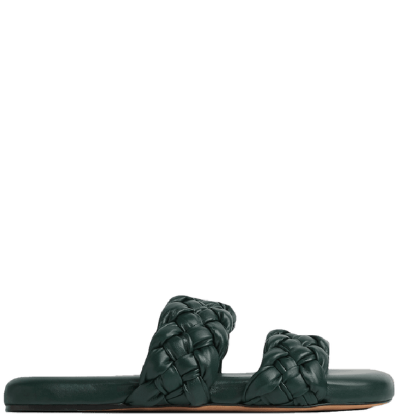  Dép Nam Bottega Veneta Foulard Mule Sandal 'Pine Green' 