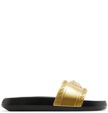  Dép Nam Versace Palazzo Medusa Pool Slide 'Gold' 