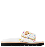  Dép Nữ Louis Vuitton LV x TM Pool Pillow Flat Comfort Mules 'White' 