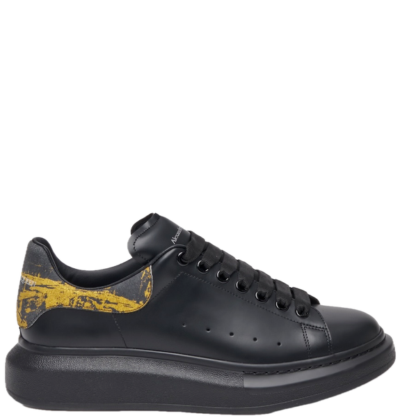  Giày Nam Alexander McQueen Oversized Sneaker 'Black' 