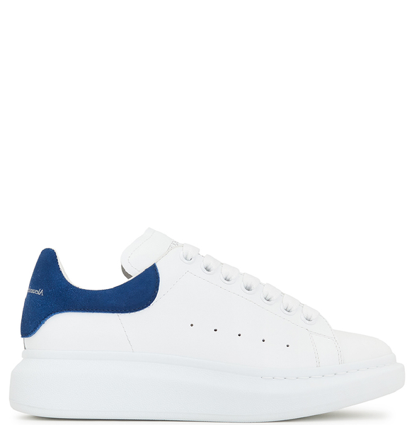  Giày Nam Alexander McQueen Oversole Sneakers 'White Blue' 