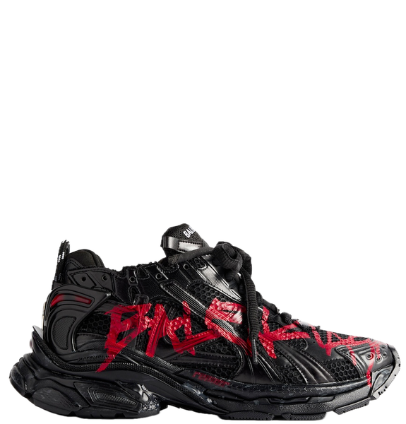  Giày Nam Balenciaga Runner Graffiti Trainers 'Black' 