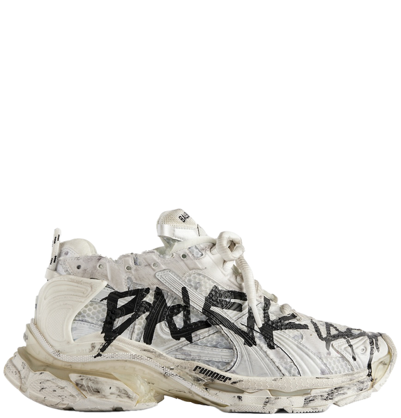  Giày Nam Balenciaga Runner Graffiti Trainers 'White' 