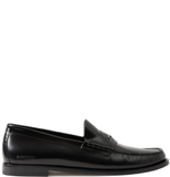  Giày Nam Burberry Coin Detail Leather Penny Loafers 'Black' 