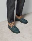  Giày Nam Gucci Loafer Lacquered Horsebit 'Green' 