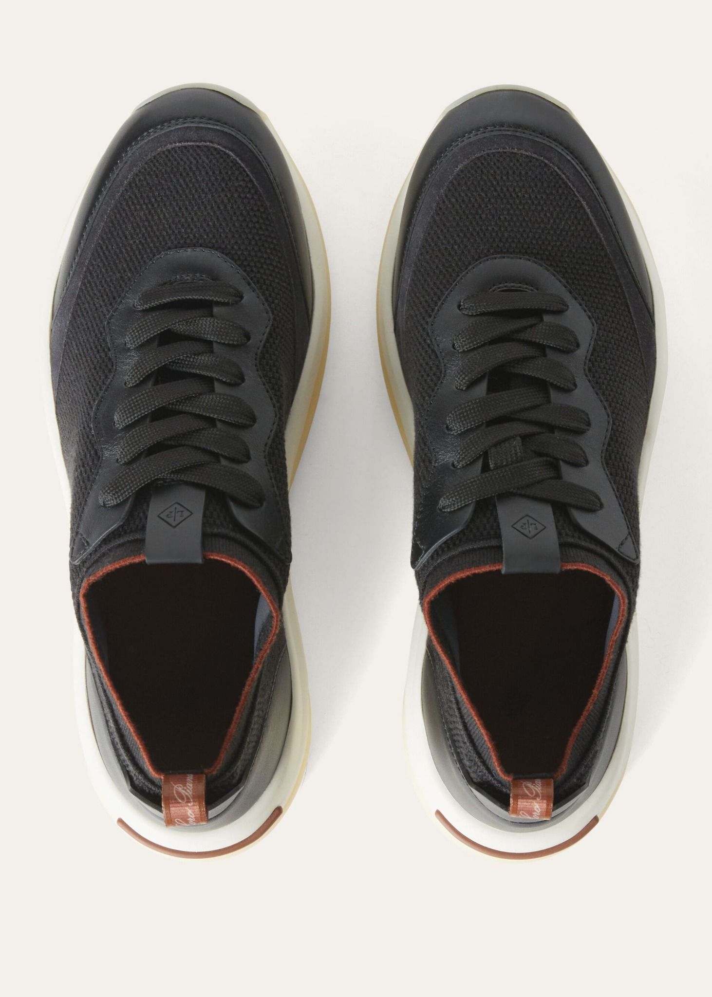  Giày Nam Loro Piana 410 LP Walk Wish Sneaker 'Caviar' 