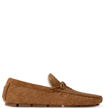  Giày Nam Louis Vuitton LV Driver Shearling Moccasins 'Cognac' 