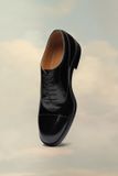  Giày Nam Maison Margiela Waxed Leather Shoes 'Black' 