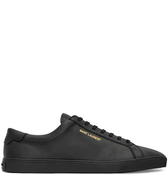  Giày Nam Saint Laurent Andy Sneakers 'Leather Black' 