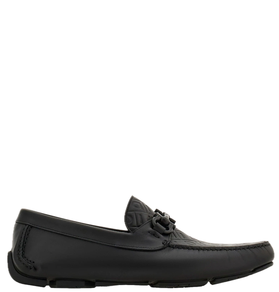  Giày Nam Salvatore Ferragamo Driver Gancini Ornament 'Black' 