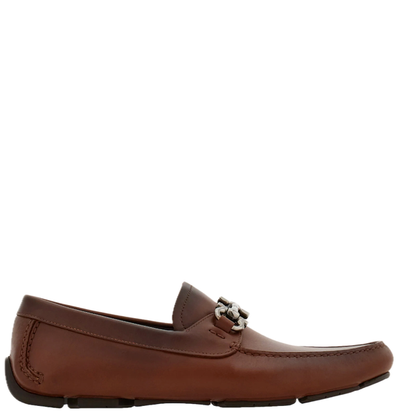  Giày Nam Salvatore Ferragamo Driver Gancini Ornament 'Brown' 