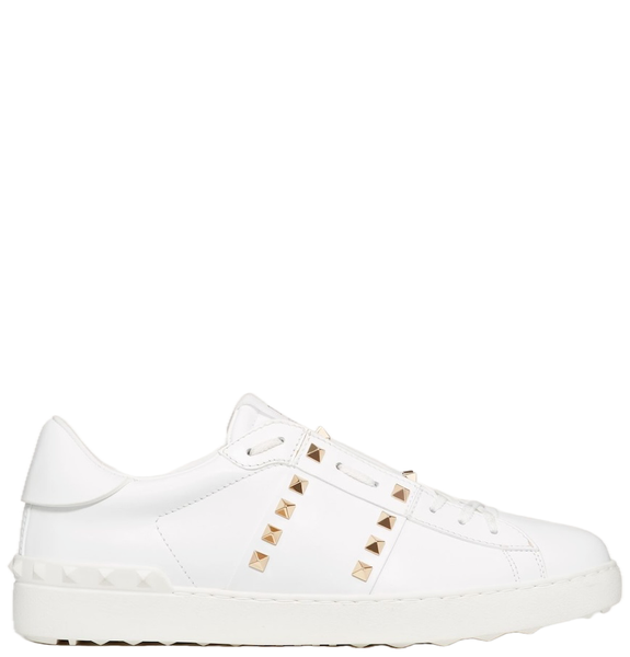  Giày Nam Valentino Rockstud Untitled Sneaker 'White' 