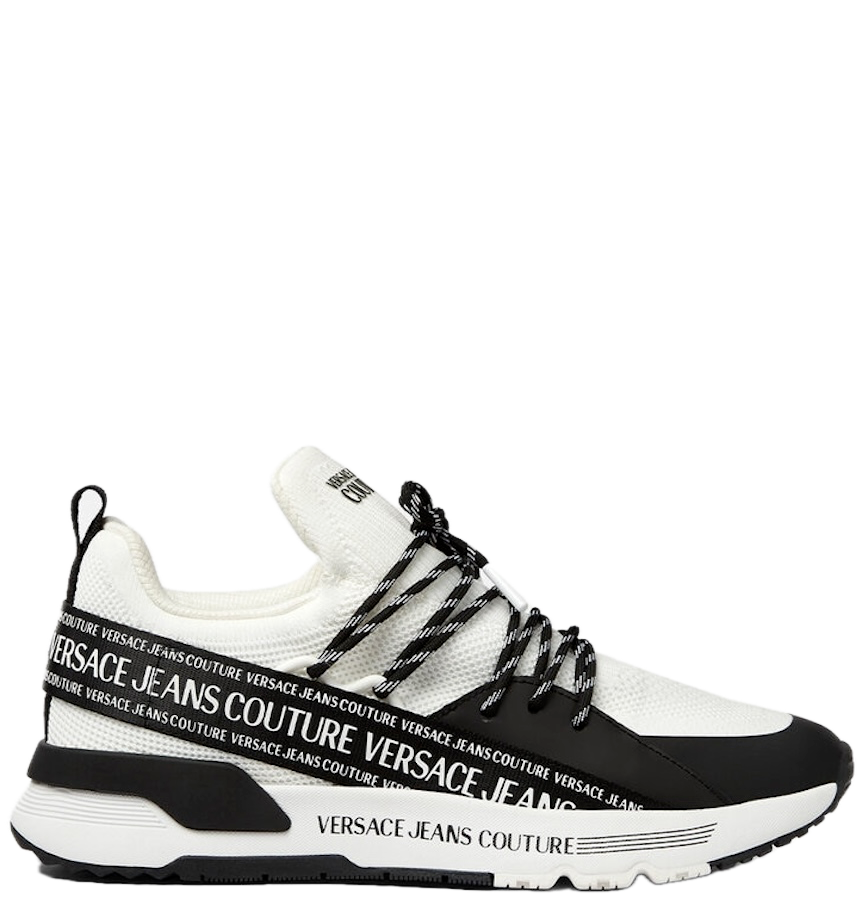  Giày Nam Versace Jeans Couture Dynamic Logo Trainers 'White' 