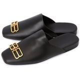  Giày Nữ Balenciaga Cozy BB Mule Slippers 'Black' 