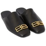  Giày Nữ Balenciaga Cozy BB Mule Slippers 'Black' 