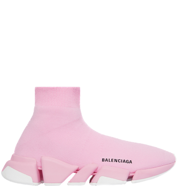  Giày Nữ Balenciaga Speed 2.0 Recycled Knit With Bicolor Sole 'Light Pink' 