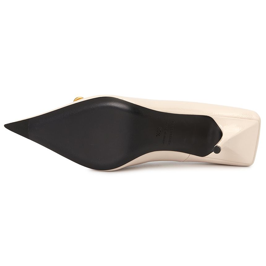  Giày Nữ Balenciaga Square Knife BB Pumps 'Beige' 