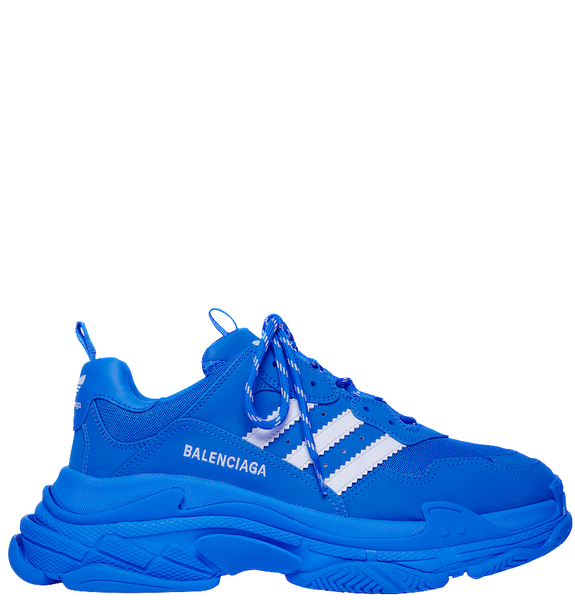  Giày Nữ Balenciaga x Adidas Triple S Trainers 'Blue' 