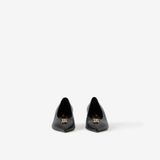  Giày Nữ Burberry Monogram Motif Leather Point-toe Pumps 'Black' 