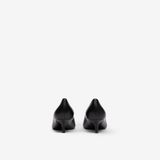  Giày Nữ Burberry Monogram Motif Leather Point-toe Pumps 'Black' 
