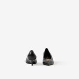  Giày Nữ Burberry Monogram Motif Leather Point-toe Pumps 'Black' 