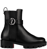  Giày Nữ Christian Louboutin CL Chelsea Booty Lug 'Black' 