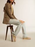  Giày Nữ Golden Goose Super-Star LTD 'Beige' 