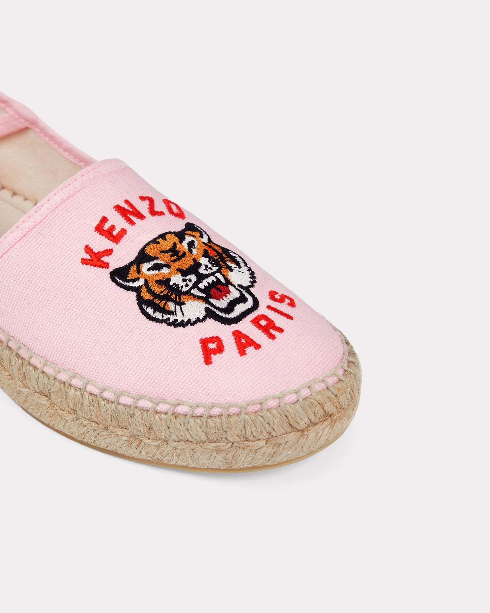 Giày Nữ Kenzo Lucky Tiger Espadrilles 'Faded Pink