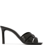  Giày Nữ Saint Laurent Tribute Mule Sandals 'Black' 