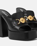  Giày Nữ Versace Aevitas Platform Mules 'Black' 