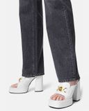  Giày Nữ Versace Aevitas Platform Mules 'White' 