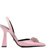  Giày Nữ Versace Crystal La Medusa Pumps 'Pink' 