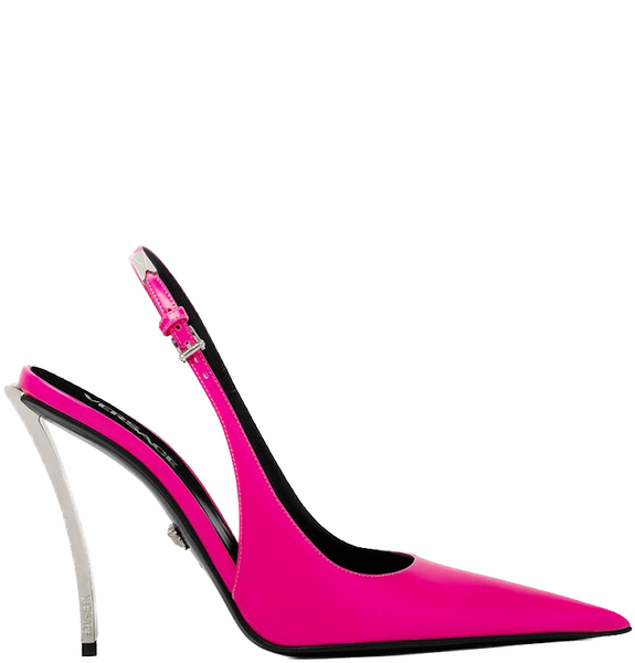  Giày Nữ Versace Pin Point Slingback Pumps 'Pink' 