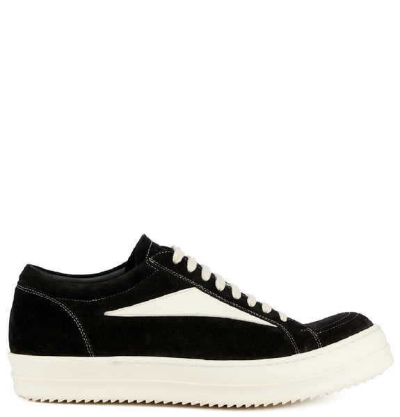  Giày Rick Owens Suede Vintage 'Black Milk White' 